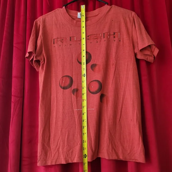 Rush T-Shirt Hold Your Fire 1987 Vintage